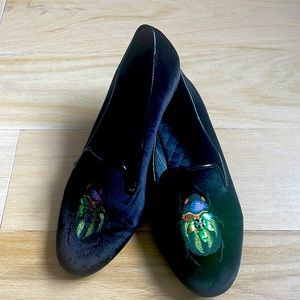 Tory burch velvet slipper 7.5